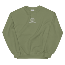 Load image into Gallery viewer, God Bless The Creative Minimal Sweatshirt