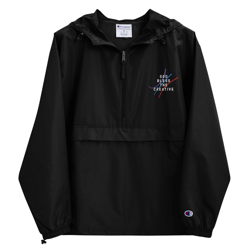 God Bless The Creative v1.5 Embroidered Champion Packable Jacket