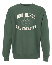 Load image into Gallery viewer, God Bless The Creative Collegiate Sweater [PRE-ORDER]